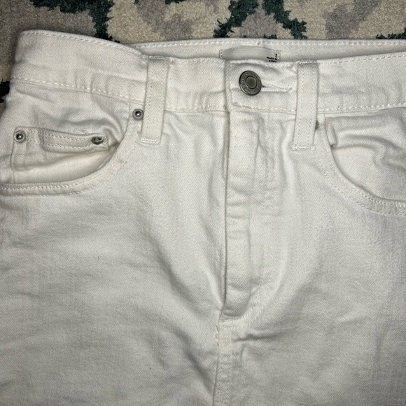 Aritzia Wilfred Free White Jean skirt Size 2 - Picture 5 of 7